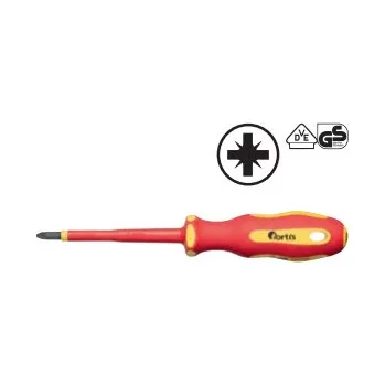 Šroubovák Šroubovák izolovaný křižový PZ Fortis VDE 1000V - PZ2 x 100