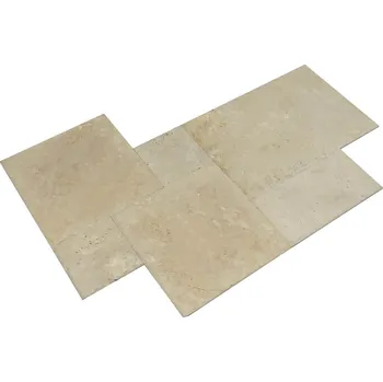 Obklad Travertin Classic Light Bubnovaný 1,2cm Set 0,742 m2