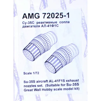 Plastikový model Advanced modeling 1/72 AL-41F1S exhaust nozzles set for Su-35S (GWH)