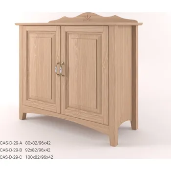 Komoda Stylová komoda dvoudveřová - dubový prádelník CASTELLO D29