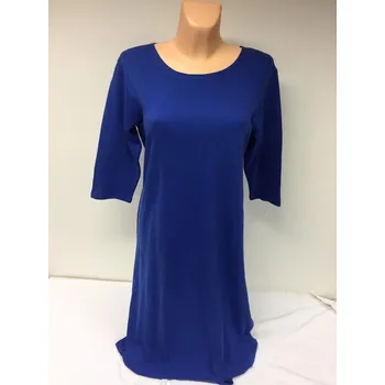 Dámské šaty Domácí bavlněné šaty 38/40, Barva Modrý proužek, Velikost M, Materiál 100% bavlna