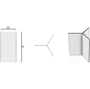 EXPOINT Výstavní stěna EFFECT vrtule ze tří panelů do interiéru Název: mlýn do interiéru, rozměr: 70 x 200cm