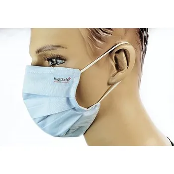 rouška Certifikovaná textilní rouška HIGHSAFE+ SE STŘÍBREM, za uši, pratelná 4026110UNI