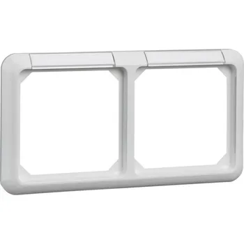224214 Fashion dvojrámeček s popisovým polem, čistě bílá, Schneider electric
