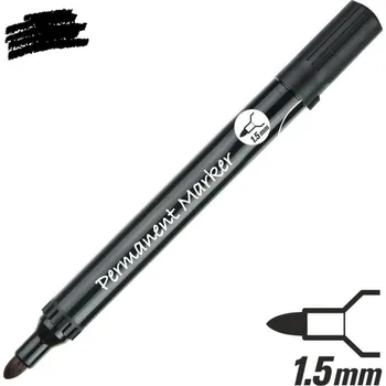 Popisovač Ecoline - permanentní, 1.5 mm černý