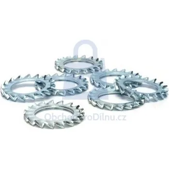 Matice Podložka vějířová, DIN 6798A, pozinkovaná 15 - hobby balení, balení 1 ks