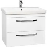 Krajcar LX-Luxury Koupelnová skříňka s keramickým umyvadlem 80x46x65 cm, LX80 Barva: Borovice bělená