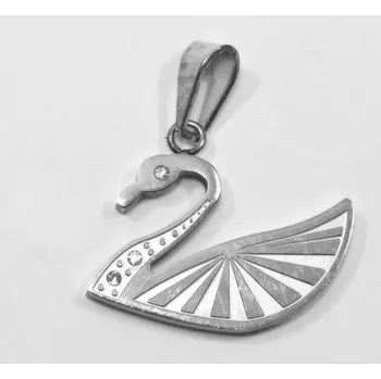 Souprava šperků RiverSperky. Dámský přívěsek z chirurgické oceli, Labuť. 220212