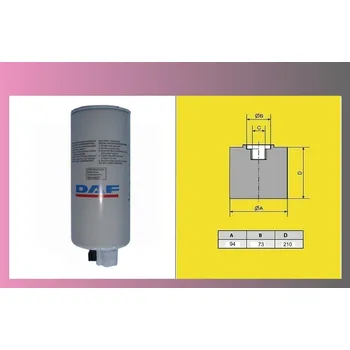 Palivový filtr filtr naftový DAF 45 LF,AD100-EURO 5