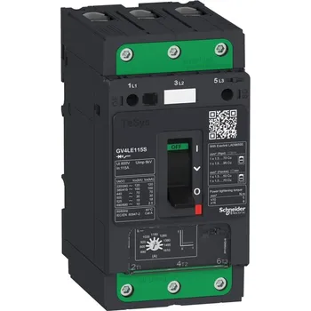 Jistič GV4LE12N Motorový jistič magnetická sp. 12.5A 50kA Elink, Schneider Electric