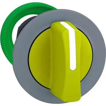 vypínač a zásuvka ZB5FD305C0 Ovládací hlavice, zapuštěné provedení, ŽL Ovládač otočný , 3 pozice pevné, speciální popis ŠE, Schneider Electric