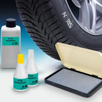 Speciální výtvarná barva Barva NORIS 131, 50ml, na gumu, bílá