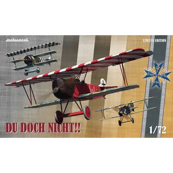 Plastikový model 1:72 Albatros D.V., Fokker Dr.I, Fokker D.VII „Du Doch Nicht!!“ Ernst Udet Aircraft