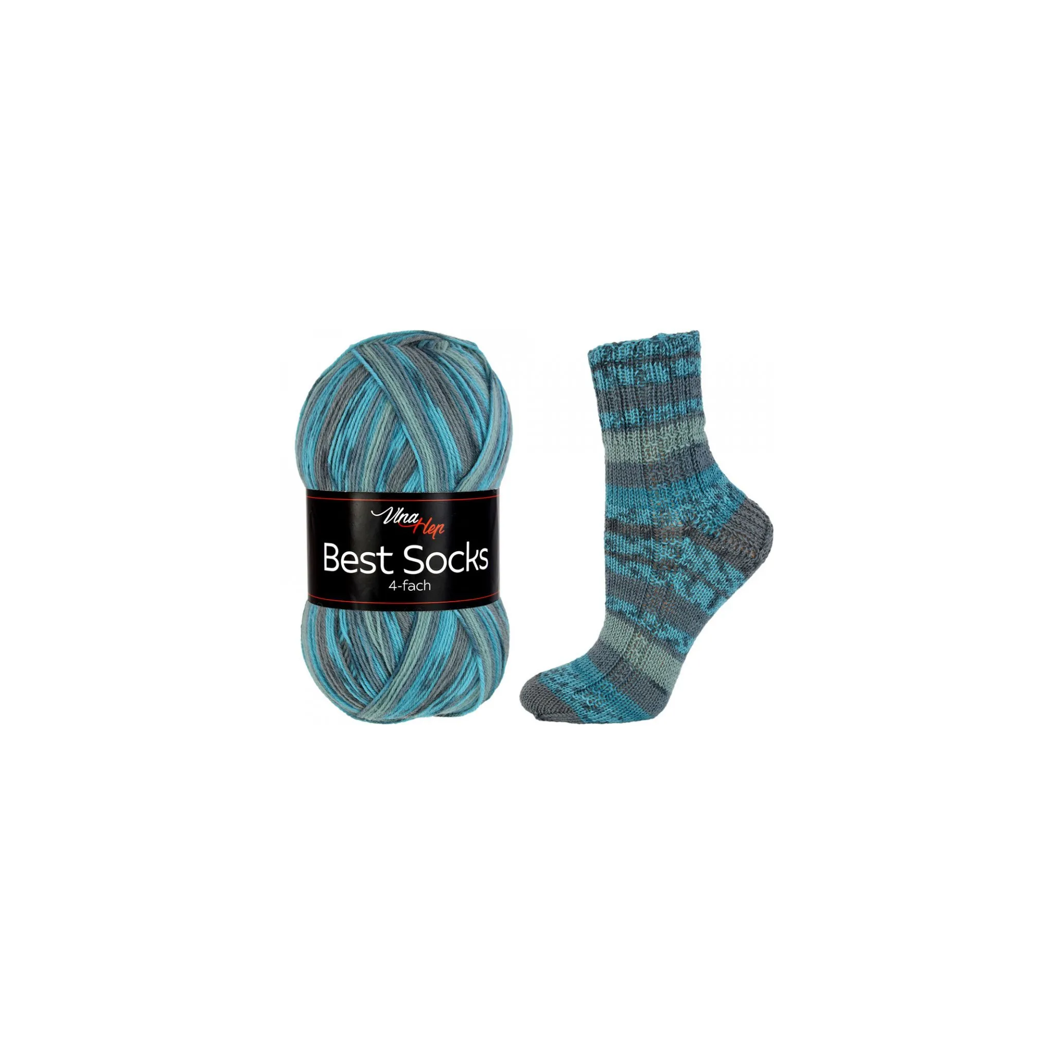 Fotografie 1 - Příze Vlna-Hep Best Socks 4-fach 7309