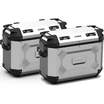 Zavazadlo na motocykl Sada boční hliníkové moto kufry KAPPA KFR37A K´FORCE