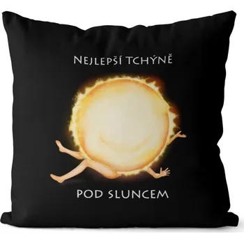 Dekorativní polštářek Polštář Nejlepší tchýně pod sluncem (Velikost: 40 x 40 cm)