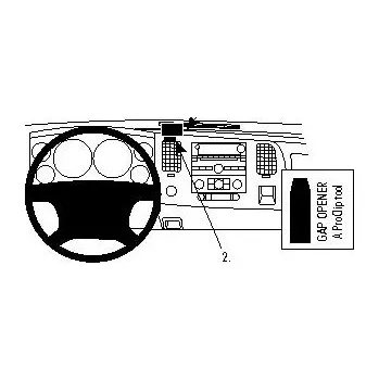 Brodit ProClip montážní konzole na palubní desku pro Chevrolet Silverado 07-13, 854020