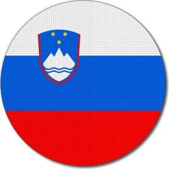 Vlajka Pelisport Slovinská vlajka kulatá tisk ø 45 mm