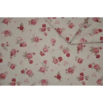 Axin Trading s.r.o. Látka Mihra motiv ruže - šíře 280 cm
