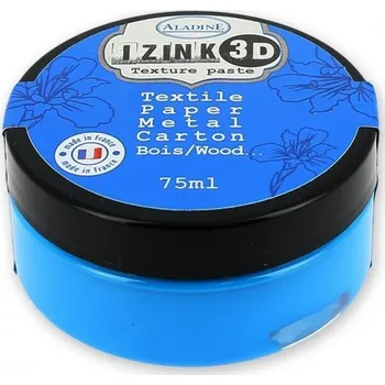Speciální výtvarná barva Izink pasta 3D, 75 ml - Iris, modrá
