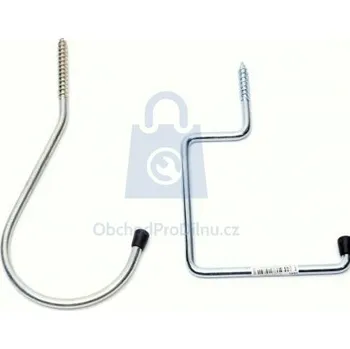 Tesařské kování Hák se závitem do dřeva, k našroubování tvar U, a = 170, b = 110 mm, balení 1 ks
