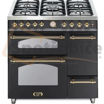 Sporák Lofra RNMT96MF2ET/CiF sporák 90 cm černý mat