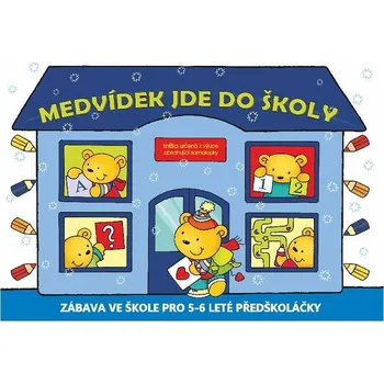 omalovánky Medvídek jde do školy