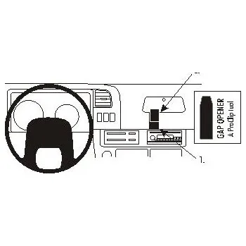 Brodit ProClip montážní konzole na palubní desku pro Chevrolet W-series 99-07, 853933