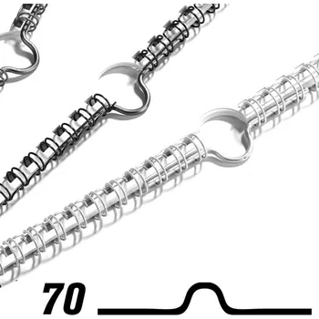 Háčky pro kalendáře, 70 mm, 10 ks, černá
