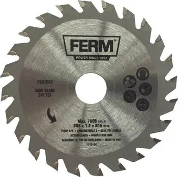 Pilový kotouč Ferm CSA1047 - Pilový kotouč 24z (TCT) pro CSM1043