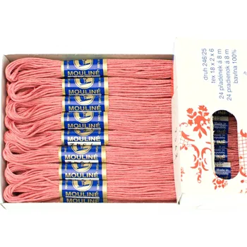 Příze Snový svět 7342 - Bavlněná vyšívací příze Mouline rustikální