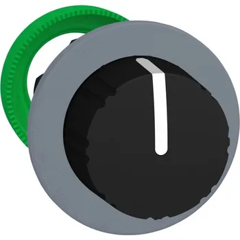 vypínač ZB5FD39C0 Ovládací hlavice, zapuštěné provedení, ČE Ovládač otočný , rýhovaný knoflík, 3 pozice pevné, speciální popis ŠE, Schneider Electric