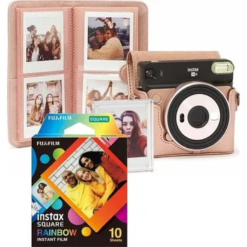 Analogový fotoaparát Fujifilm Instax Square SQ6 Rainbow Set