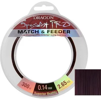 Dragon Specialist Pro Match Feeder 300m Průměr: 0,16mm Získejte slevu -5% za registraci v e-shopu