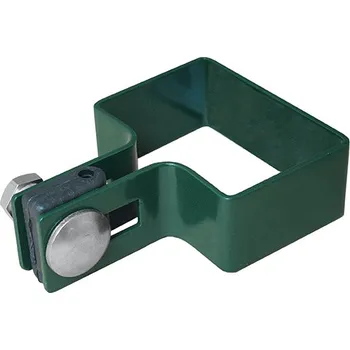 Příslušenství pro plot Objímka koncová na sloupek ZnPVC 60x40mm zelená