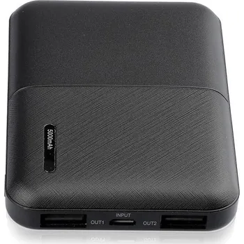 Powerbanka V-TAC POWERBANK 5 000 mAh, černá