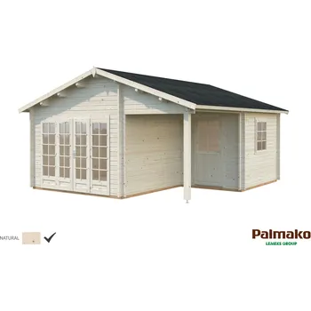 Zahradní domek Zahradní domek Palmako IRENE 21,9 + 5,2 m2 (530x570 cm, tl.44 mm)