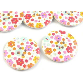 Knoflík Knoflík dřevěný 60“ (38,1 mm)