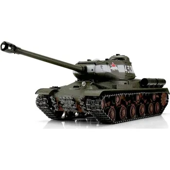 RC model tanku TORRO tank PRO 1/16 RC IS-2 1944 zelená kamufláž - infra IR - Servo