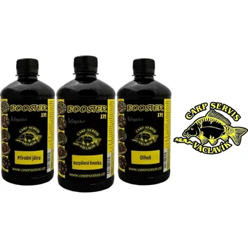 Návnadové aroma Carp Servis Václavík Booster In Liquid 500 ml příchuť: Ryba/Banán