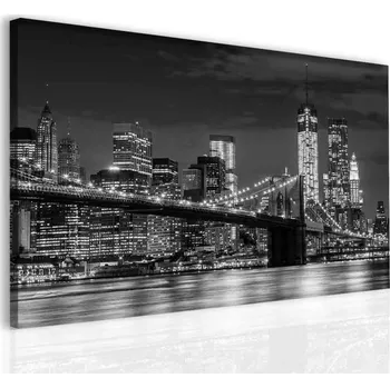 Malvis ® Brooklyn bridge Manhattan Velikost (šířka x výška): 60x40 cm