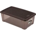 Box 5,0l+víko 32,5x19x11cm hnědý ELEGANCE-M