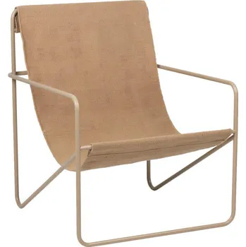 Ferm Living Křeslo Desert Lounge Chair, cashmere/solid cashmere