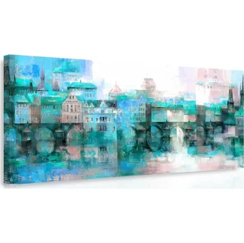 Obraz Malvis ® Obraz - Předměstí IV. Velikost: 100x50 cm