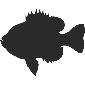 Samolepící dekorace SI0115221F - Akvarijní ryba - 160 x 155 mm doleva