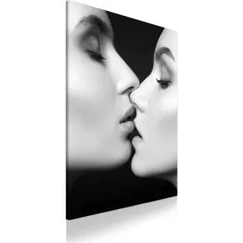 Obraz Malvis ® Obraz polibek ženy Velikost: 40x60 cm