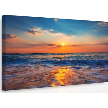 Obraz Malvis ® Obraz - Západ slunce nad mořem Velikost: 60x40 cm