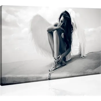 Obraz Malvis ® Spoutaný anděl Velikost: 60x30 cm