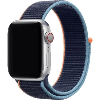 MůjMiBand.cz Nylonový náhradní řemínek pro Apple Watch 42mm/44mm/45mm/46mm/49mm Barva: námořnicky tmavomodrá