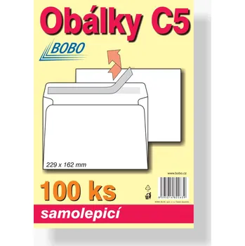 Obálka BOBO Obálky C5 samolepicí 100 ks